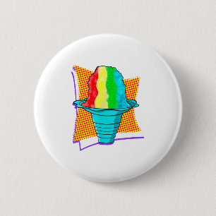 Shave Ice  2 Inch Round Button