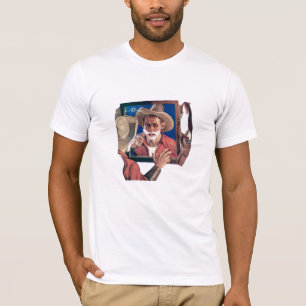 Shaving Cowboy T-Shirt