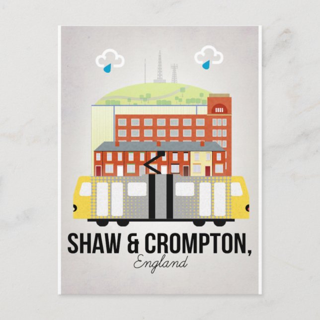 Shaw and Crompton Postcard (Front)