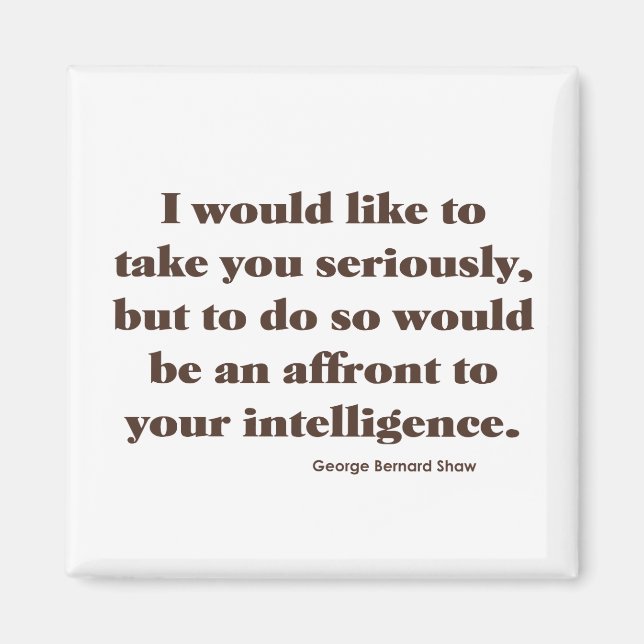 Shaw on Intelligence Magnet (Front)