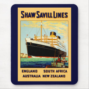 Shaw Savill Line Mouse Pad