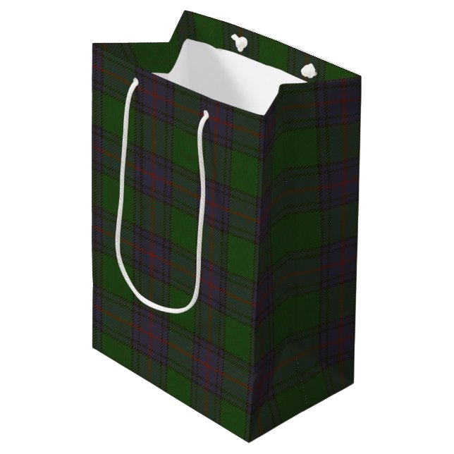 Shaw Tartan Medium Gift Bag (Front Angled)
