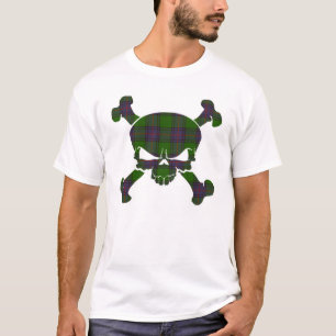 Shaw Tartan Skull No Banner T-Shirt