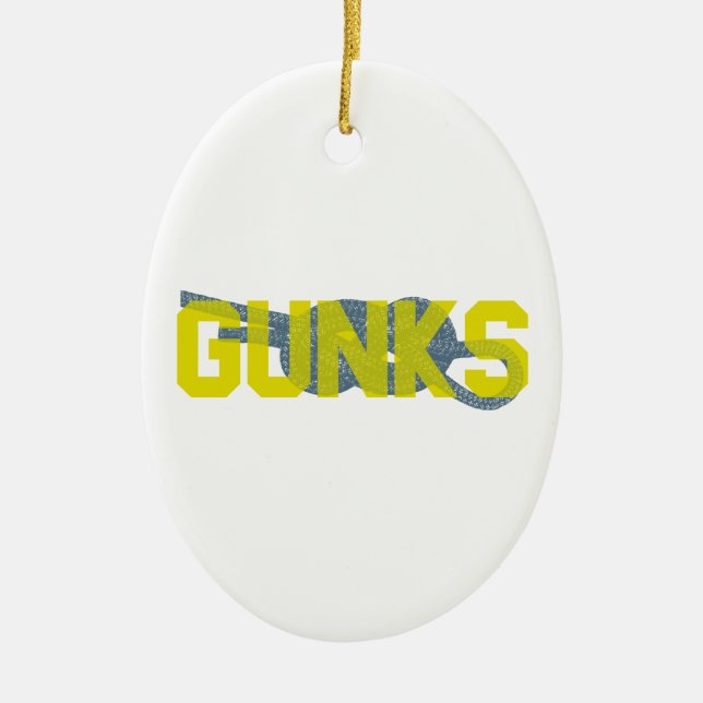 Shawagunks Climbing Ceramic Ornament (Front)