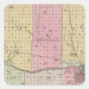 Shawnee County, Kansas Square Sticker