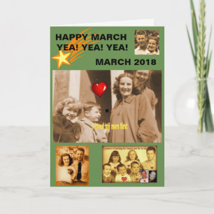 Shawnee Mama, happy March Card