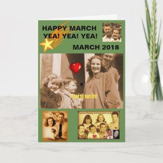 Shawnee Mama, happy March Card
