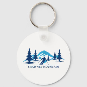 Shawnee mountain pennsylvania ski resort skiing keychain