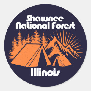 Shawnee National Forest Classic Round Sticker