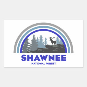 Shawnee National Forest Rainbow Deer Sticker