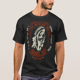 Shawnee Tribe Native American Pride Retro Vintage  T-Shirt