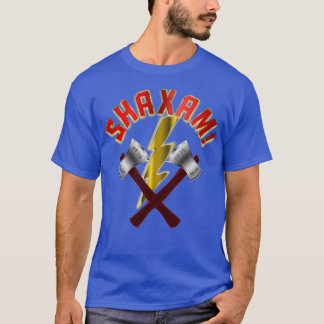 SHAXAM Double Throwing Axe and Lightning Bolt Clas T-Shirt