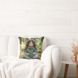 Shay Summer Elf Throw Pillow