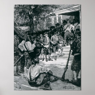 Shays's Mob in Possession of a Courthouse Poster
