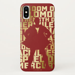 SHAZAM!   Abilities Golden Typography Graphic Case-Mate iPhone Case