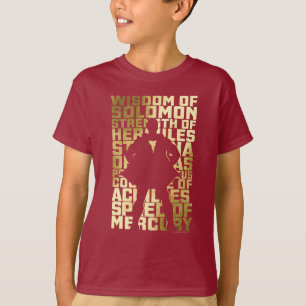 SHAZAM! Abilities Golden Typography Graphic T-Shirt