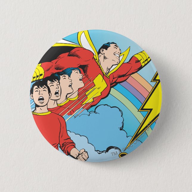 SHAZAM/Billy Batson 2 Inch Round Button (Front)