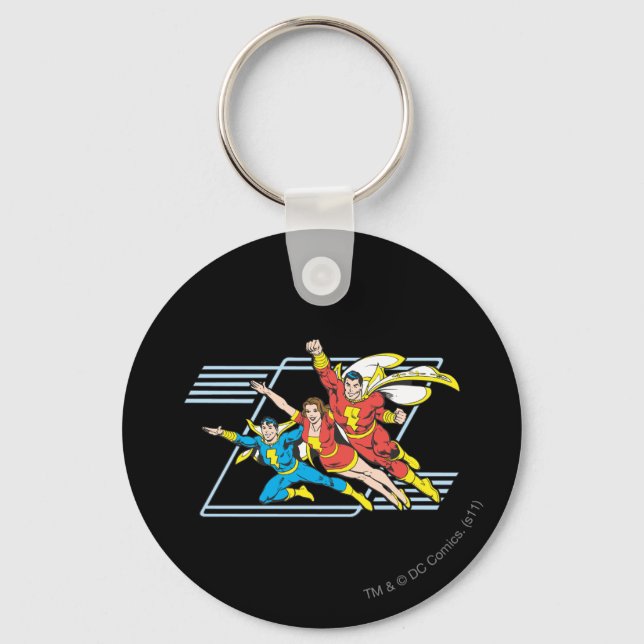 SHAZAM Family Keychain (Front)