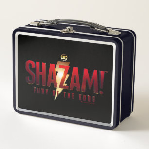 SHAZAM! Fury of the Gods Fury of the Gods Logo Metal Lunch Box