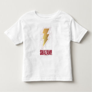 SHAZAM! Fury of the Gods   Lightning Bolt Badge Toddler T-shirt