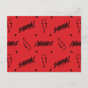 SHAZAM! Fury of the Gods   Marker Doodle Pattern Postcard