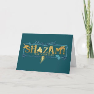 SHAZAM! Fury of the Gods   Mythical Logo Card
