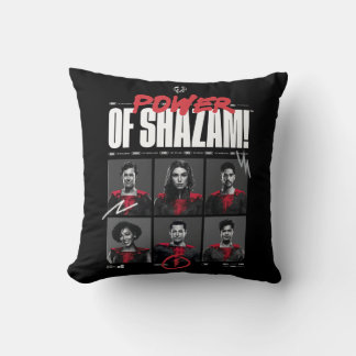 SHAZAM! Fury of the Gods | Power of SHAZAM Group Throw Pillow