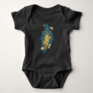 SHAZAM! Fury of the Gods   Realm of the Gods Logo Baby Bodysuit