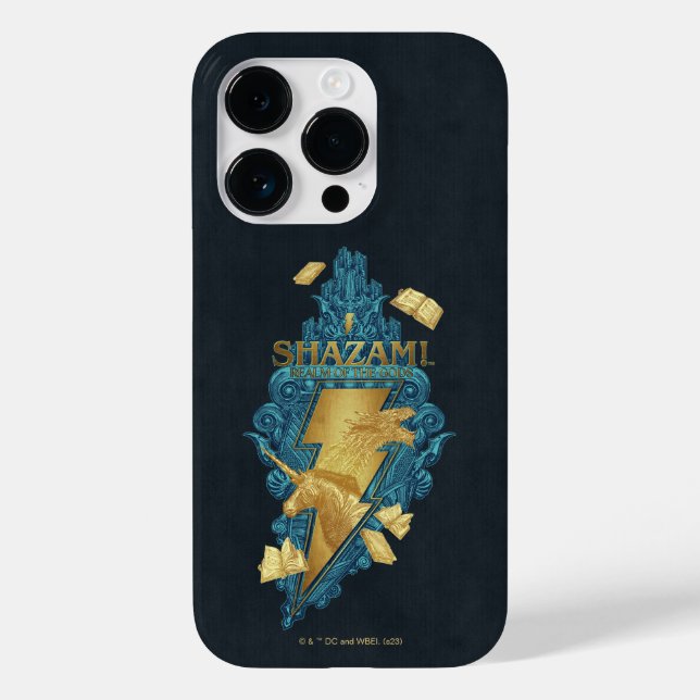SHAZAM! Fury of the Gods | Realm of the Gods Logo Case-Mate iPhone Case (Back)