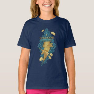 SHAZAM! Fury of the Gods   Realm of the Gods Logo T-Shirt