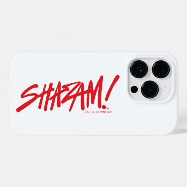 SHAZAM! Fury of the Gods | Red Marker Logo Case-Mate iPhone Case (Back (Horizontal))