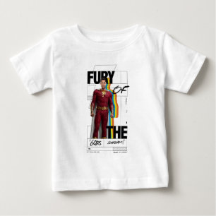 SHAZAM! Fury of the Gods Retro Album Style Art Baby T-Shirt