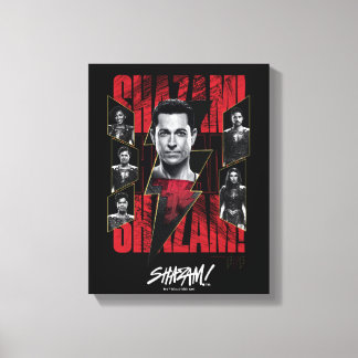 SHAZAM! Fury of the Gods | SHAZAMily Group Canvas Print