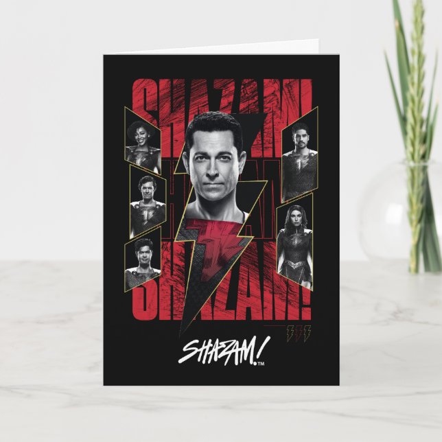 SHAZAM! Fury of the Gods | SHAZAMily Group Card (Front)