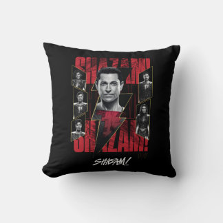 SHAZAM! Fury of the Gods | SHAZAMily Group Throw Pillow