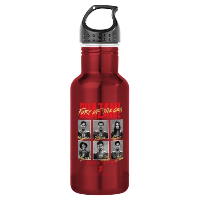 SHAZAM! Fury of the Gods | SHAZAMily Yearbook 532 Ml Water Bottle (Front)