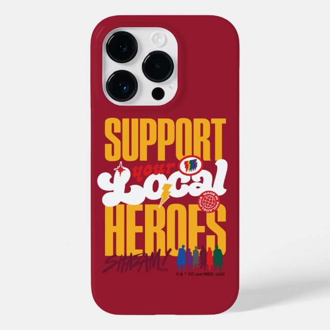 SHAZAM! Fury of the Gods | Support Local Heroes Case-Mate iPhone Case (Back)