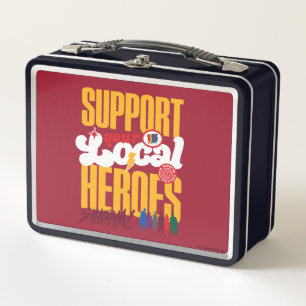 SHAZAM! Fury of the Gods   Support Local Heroes Metal Lunch Box