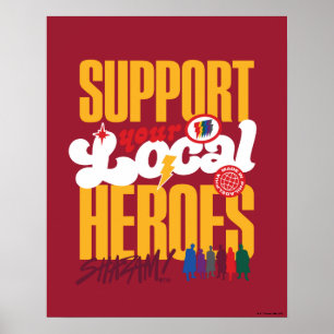 SHAZAM! Fury of the Gods   Support Local Heroes Poster