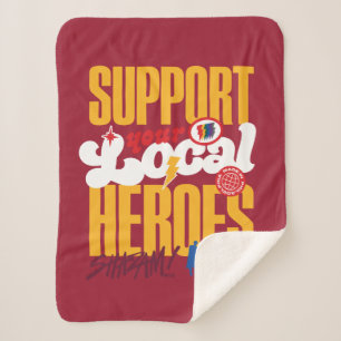 SHAZAM! Fury of the Gods   Support Local Heroes Sherpa Blanket