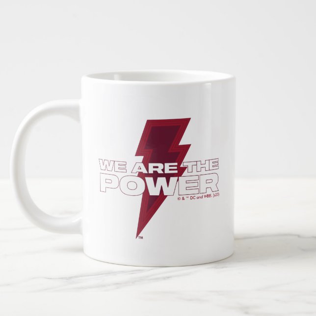 SHAZAM! Fury of the Gods | We Are The Power Large Coffee Mug (Left)