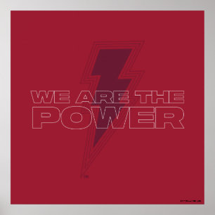 SHAZAM! Fury of the Gods We Are The Power Poster