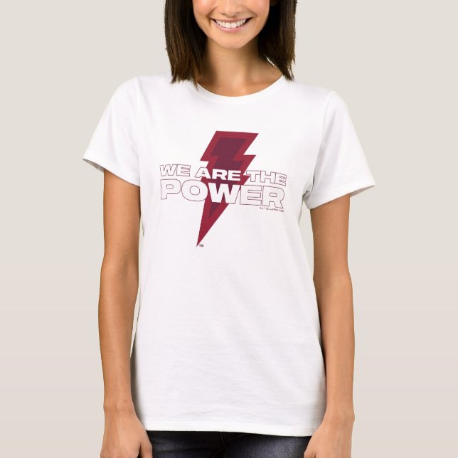 SHAZAM! Fury of the Gods | We Are The Power T-Shirt (Front)