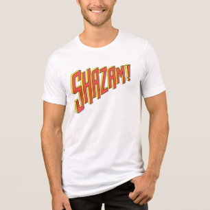 Shazam Logo Red/Yellow Tri-Blend Shirt