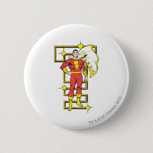 SHAZAM Poses 2 Inch Round Button