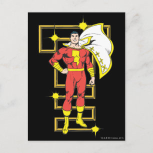 SHAZAM Poses Postcard