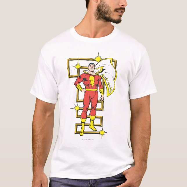 SHAZAM Poses T-Shirt (Front)