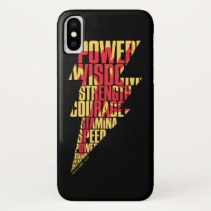 SHAZAM! Shazam Abilities Lightning Graphic Case-Mate iPhone Case