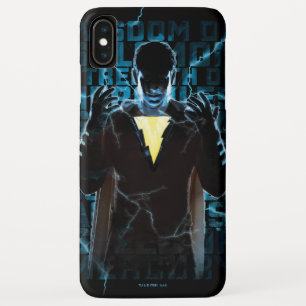 SHAZAM!   Shazam & Abilities Lightning Typography iPhone XS Max Case