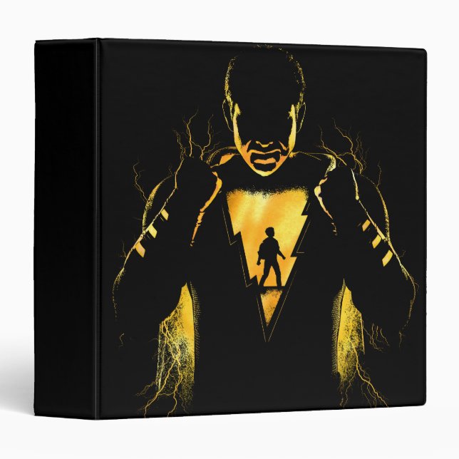 SHAZAM! | Shazam and Billy Lightning Silhouette Binder (Front/Spine)
